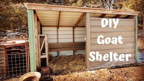 how to make a goat house with corrugated metal|goat shelter plans 10x14.